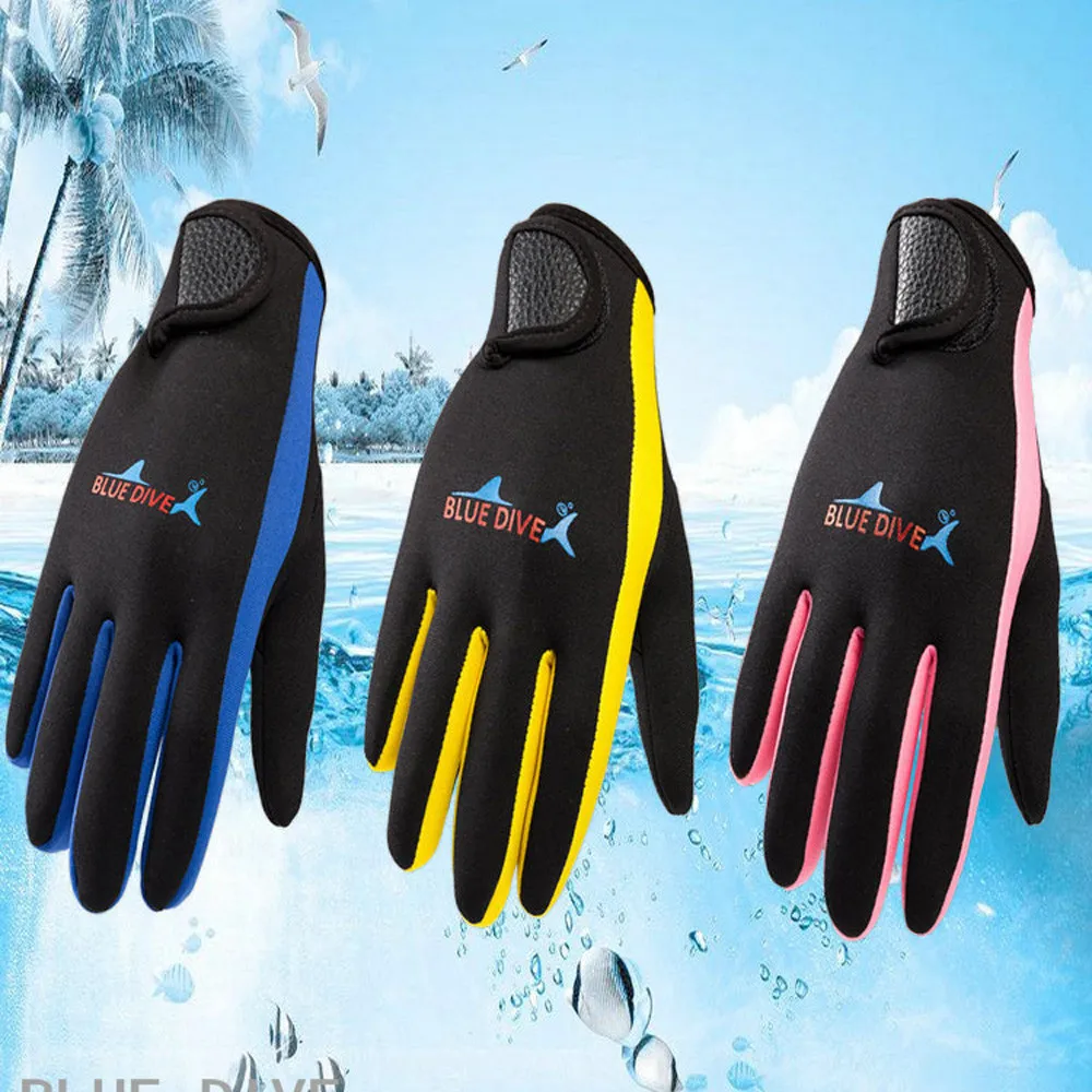 

Men Women Child Summer 1.5mm Neoprene Warm Scuba Diving Anti-slip Windsurfing Surfing Spearfishing Snorkeling Boating Gloves