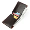 100% Genuine Leather Wallet Men Small Mini Ultra Thin Compact Wallet Handmade Mens Wallet Short Cowhide Purse Slim Men Wallets ► Photo 1/6