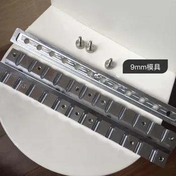 

free shipping 12 cavities 9mm aluminum lipstick mould