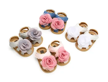 

2020 New hot princess shoes PU leather Infant Baby Girls sandal moccasins multi-color cute soft fashionable for party