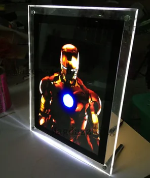 

A3 led acrylic poster frame,led illuminated picture frames advertising photo frame light box