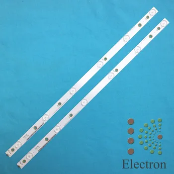 

515mm 6leds Backlight Lamps LED Strips w/ Optical Lens Fliter 36V for TV Panel Monitor update LCD to LED New 2pcs/lot