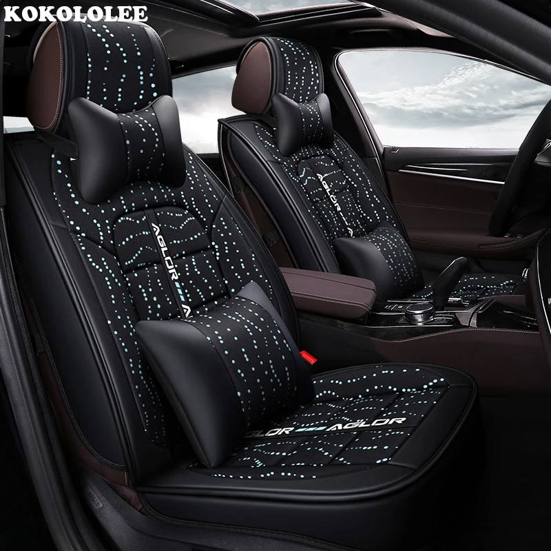 

KOKOLOLEE car seat cover For skoda octavia a5 rs 2 a7 rs superb 2 3 kodiaq fabia 3 yeti auto accessories car-styling