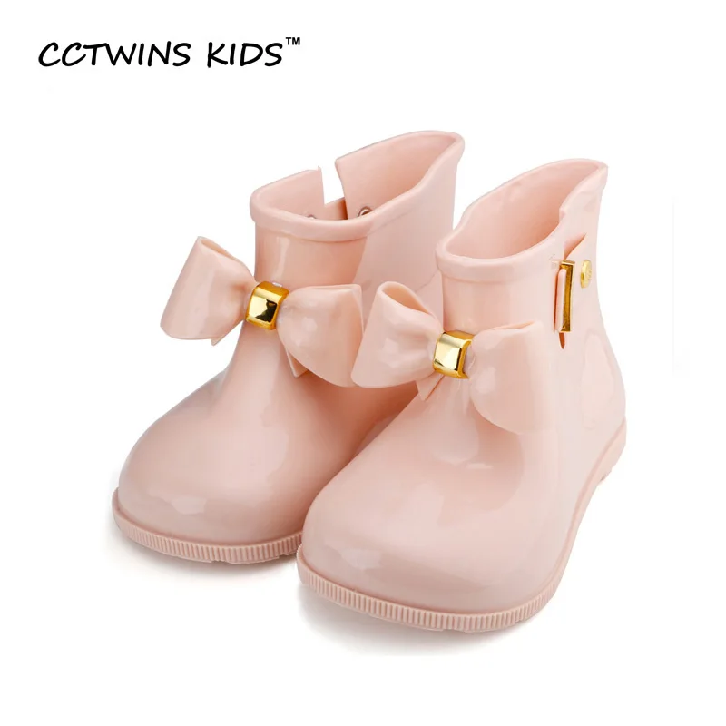 CCTWINS KIDS 2018 весенне летняя детская обувь из ПВХ для маленьких девочек
