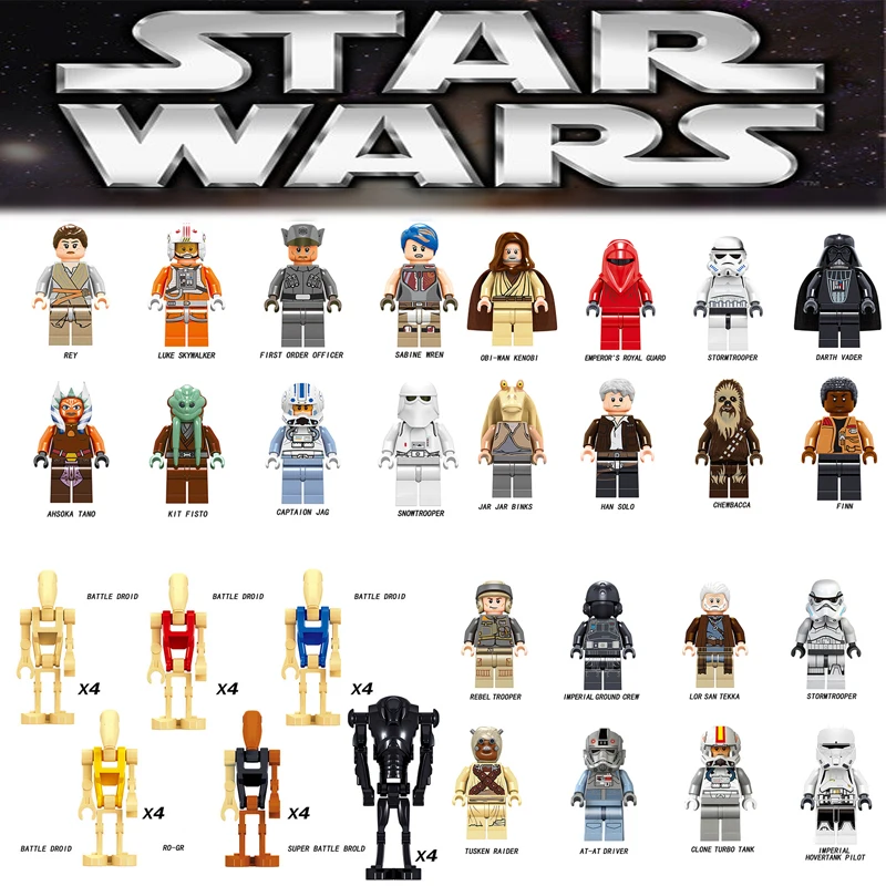 

Blocks Toys Star Wars Series Imperial Robot Commando Assembled Building Blocks Hot Toys Gifts Single Sales Mixed Batch LEGOJM-79