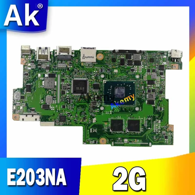 

with 2G RAM Laptop Motherboard For ASUS E203N E203NA E203M E203MA Notebook mainboard test OK