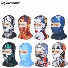 XINTOWN Зимняя велосипедная маска для лица мотокросса Спортивная маска для лица многофункциональный солнцезащитный крем бандана дышащая