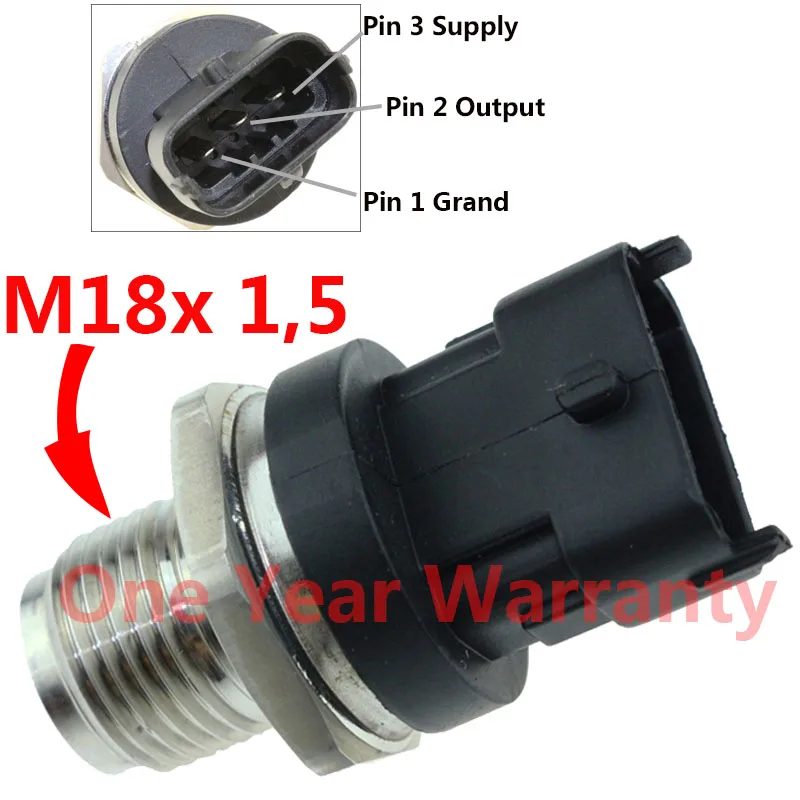 Common Rail Fuel Pump Pressure Sensor 0928400501 0928400608 For Kia Sorento 2.5CRDI D4CB Common Rail Fuel Pump Pressure Sensor 0928400501 0928400608 For Kia Sorento 2.5CRDI D4CB