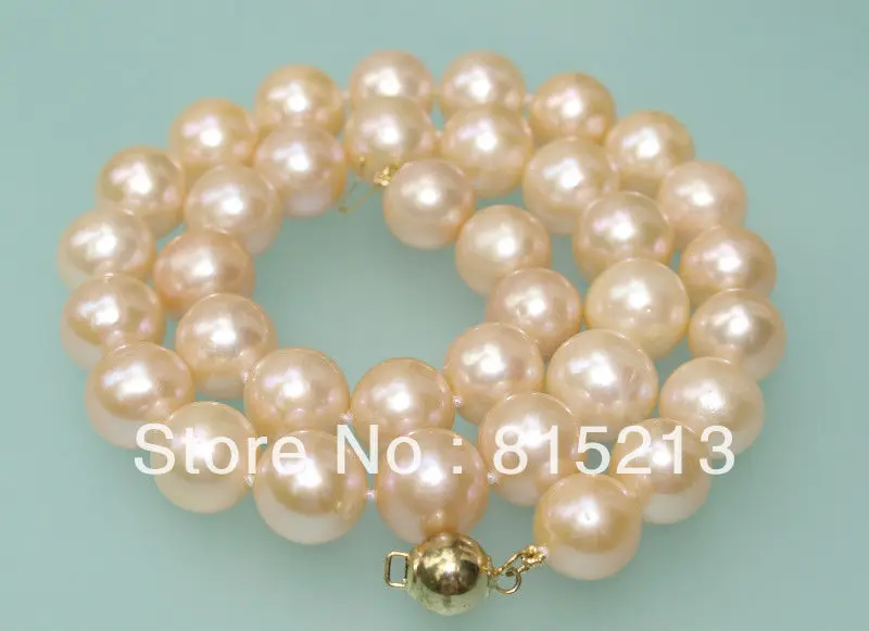 

FREE SHIPPING>@@> N601 AA 11-12mm White Black Pink Fresh Water Akoya Pearl Necklace can choose