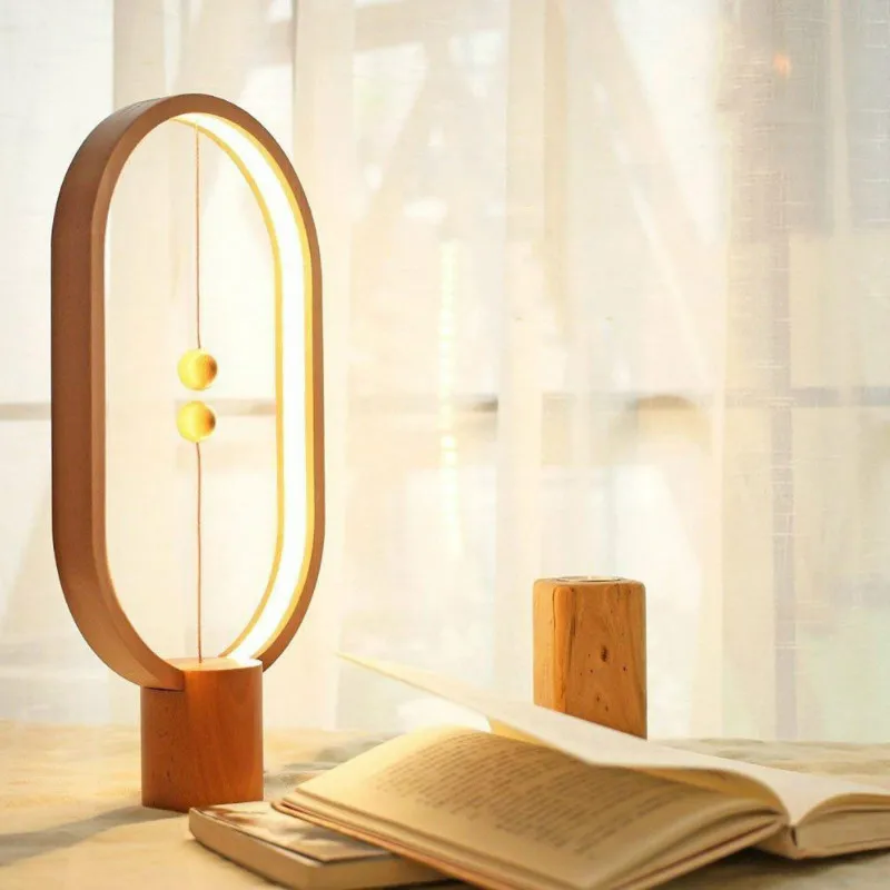 

New LED Light Heng Balance Lamp Indoor Table Night Light Decoration Eye Protection Study Light Table Lamps