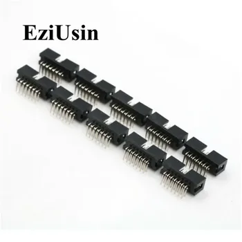 

DC3 IDC Box Headers 2.54mm JTAG Socket connector 6/8/10/12/14/16/20/24/26/30/34/40/50 P/PL Right Angle