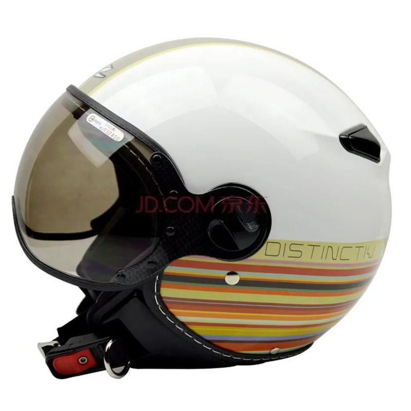 ZEUS бренд 210C мотоциклетный шлем, шлем с открытым лицом, ретро-шлем для мотокросса, солнцезащитный козырек, Casco Capacete