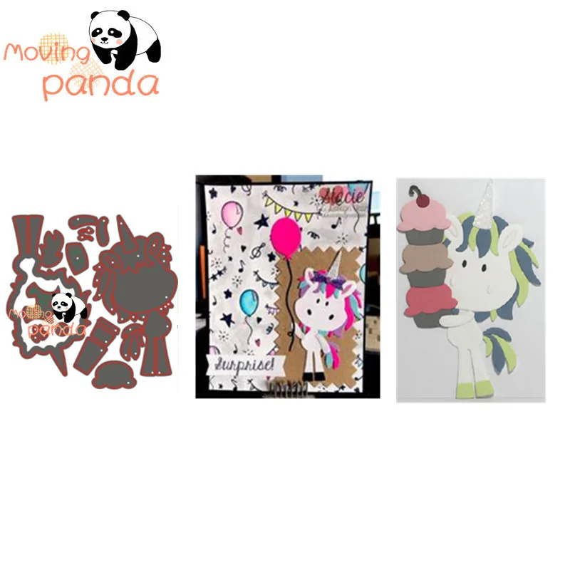 

Cupcake Unicorn Metal Cutting Dies Stencils for DIY Scrapbooking photo album Decorative Embossing DIY Paper Cards