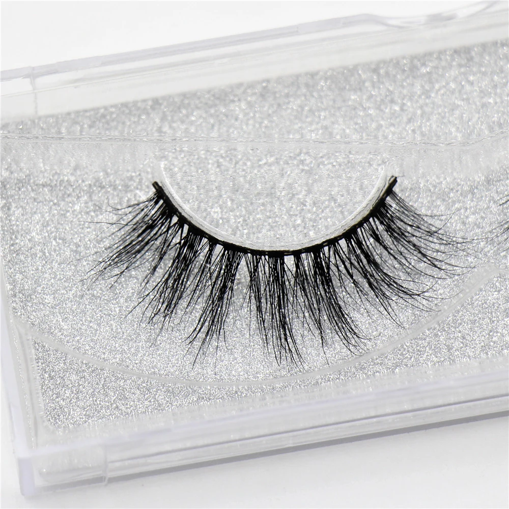 

Mink Eyelashes 3D Mink lashes natural false eyelashes volume Lashes cruelty free Real Mink Fur Handmade Crossing Thick Lash D01