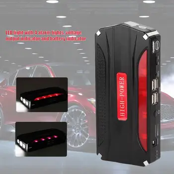 

68800mAh 12V Power Car Jump Starter 4USB Output Emergency Power Bank Battery Charger Car Battery Booster Charger Car Starter
