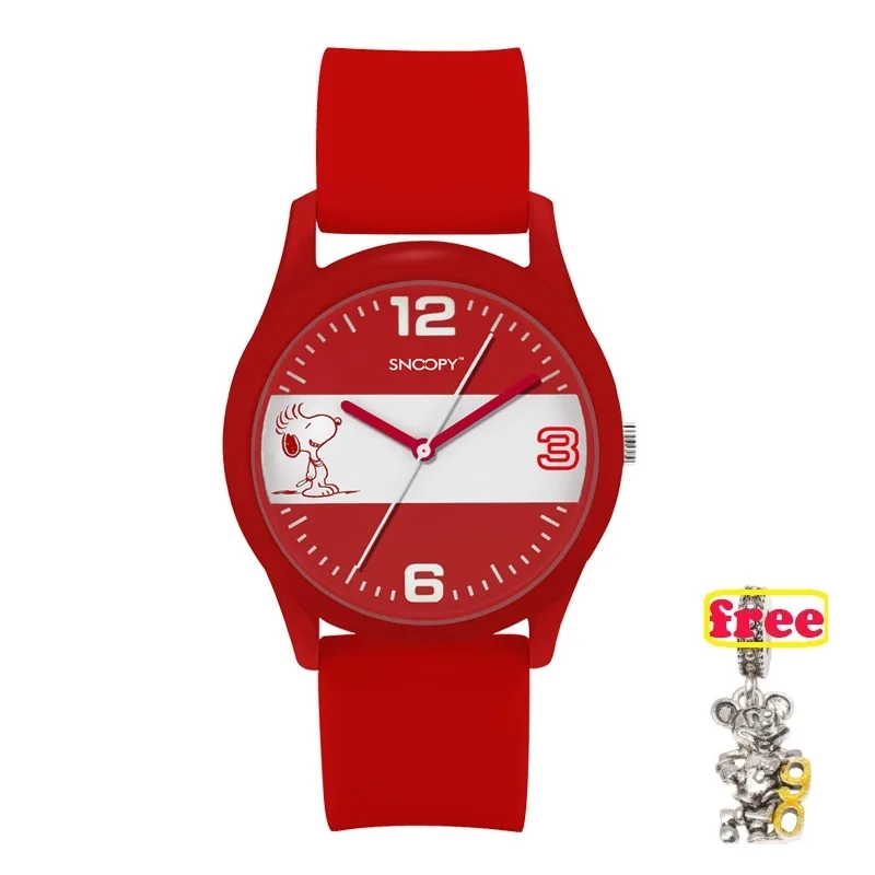 

Snoopy men watches silicone Strap Quartz Sport Watch Kids Fashion Relogio Masculino Men Male Quartz Watch famous brand clock 818