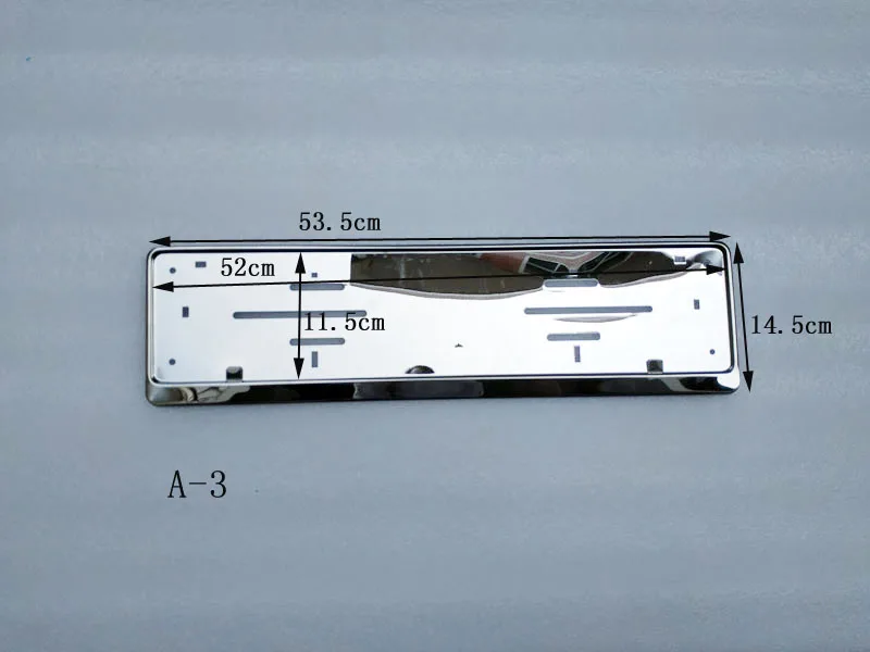 Для ЕС автомобиля номерной знак Рамка металлический Автомобильный номерной знак рамка номерной знак держатель 2 шт