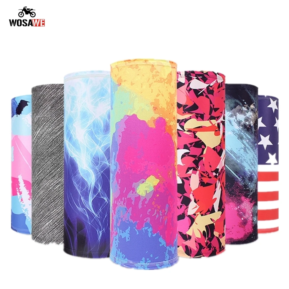 

3D Seamless Galaxy Motorcycle Mask Neck Warmer Face Shield Mask Neck Cover Balaclava Sport Fishing Bike Bandana Scarf Men Women