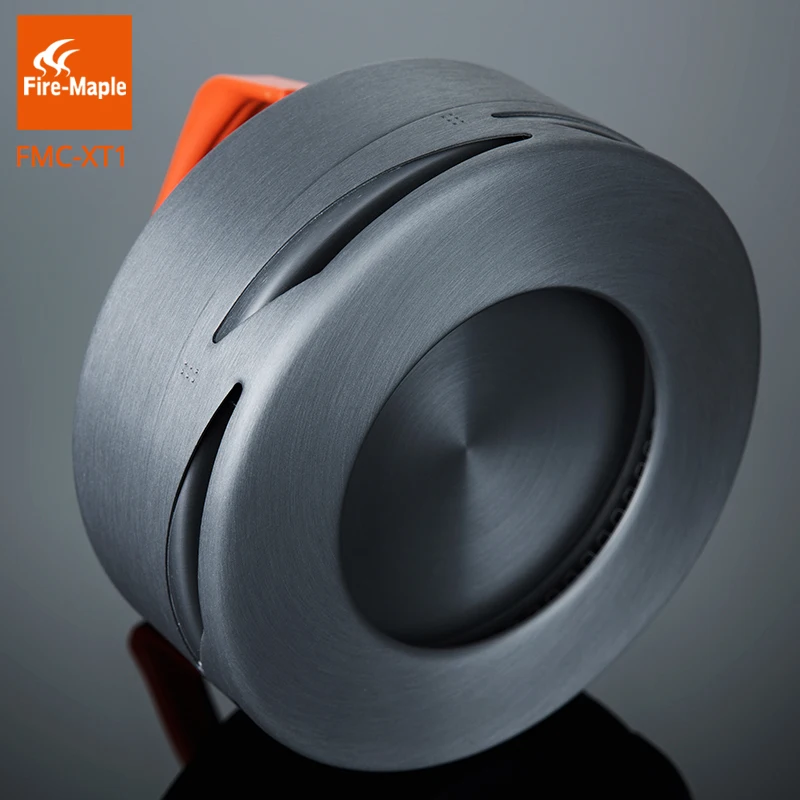 النار القيقب التخييم في الهواء الطلق Pinic الحرارة تبادل غلاية إبريق لإعداد الشاي والقهوة 0.8L مع مقاوم الحرارة مقبض الشاي تصفية FMC-XT1