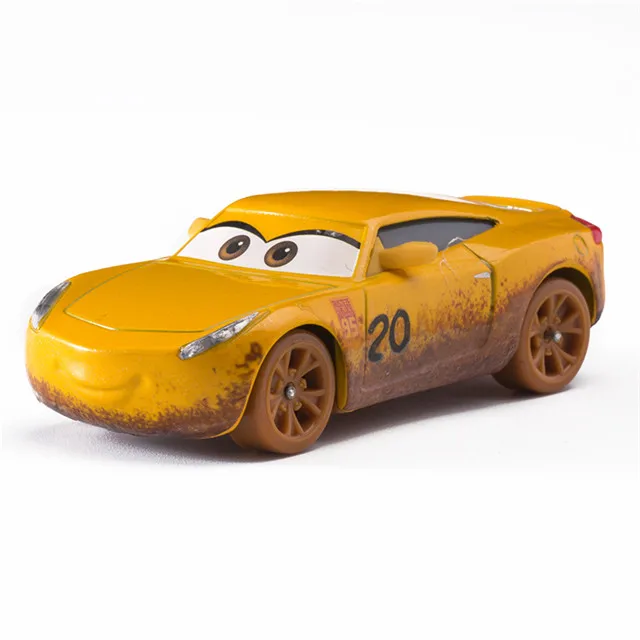 Cruz Ramirez 2.0 Disney Pixar Cars 2 3 Mother Lightning McQueen Mater Jackson Storm Ramirez 1:55 литая металлическая модель из сплава игрушка автомобиль подарок для ребенка - Цвет: Cruz Ramirez 2.0