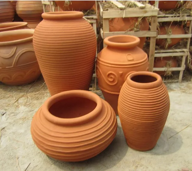 [Pottery factory outlets landscape greening projects red decorative