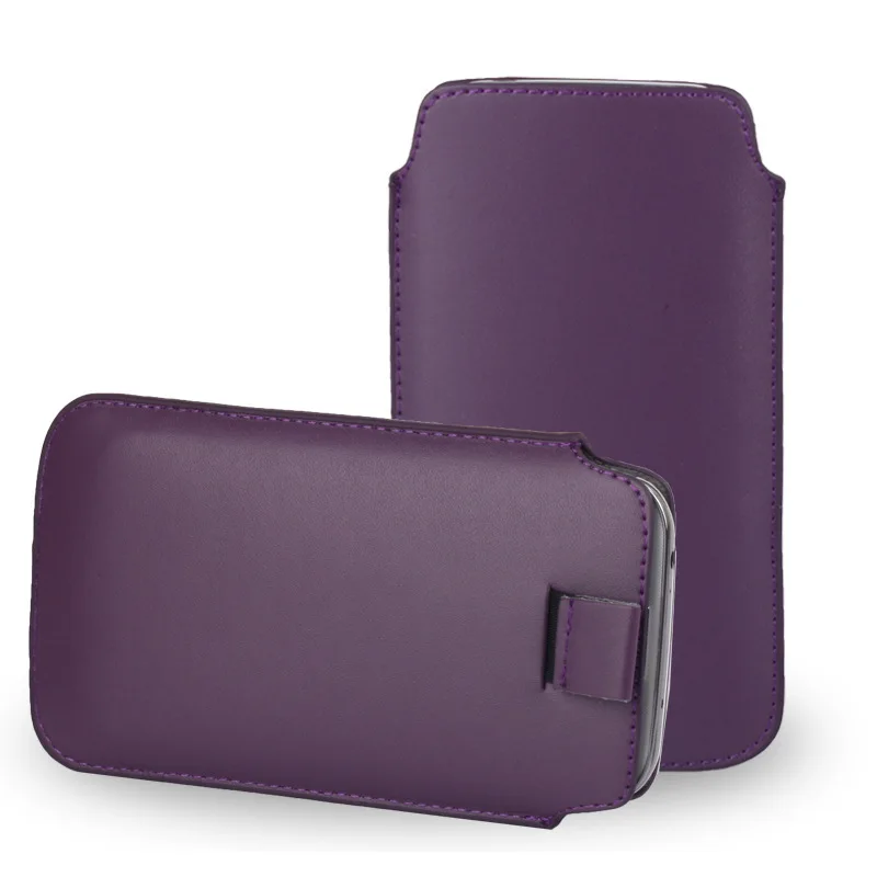 Универсальный чехол для телефона для Nokia 8110 4G 1 5130 для Alcatel 1C для MTC Smart Racing LTE PU кожаный чехол сумка Чехлы - Цвет: Purple