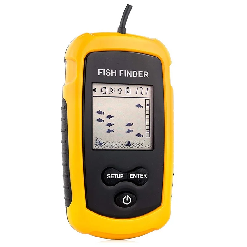Portable Fish Finder Echo Sounder Fishing Fishfinder Wireless Sonar Sensor Alarm Transducer Deeper Underwater Hunting Camera (8)