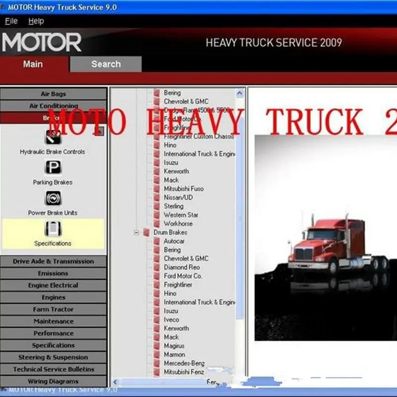 motor heavy truck -1