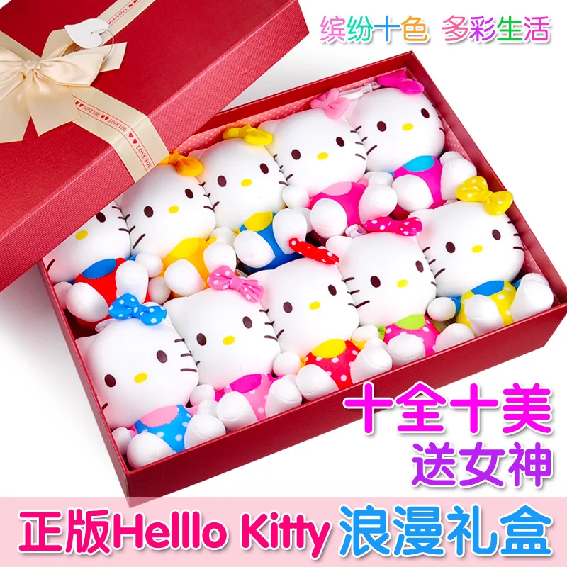 12CM Top Quality Cheap Hello Kitty, plush toys for children kids baby