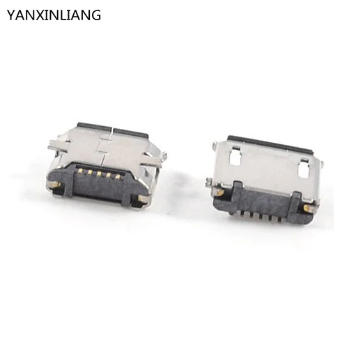 

5pcs USB Micro Type-B 5pin Female Jack Connector SMT Surface Mount