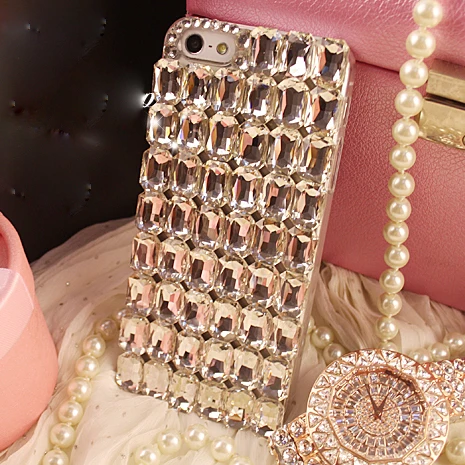 

For iPhone XS Max X XR Bling Case Shiny Girl Lady Crystal Diamond Phone Case for iPhone XR X 8 8Plus 6S 7 Plus Rhinestone Cover