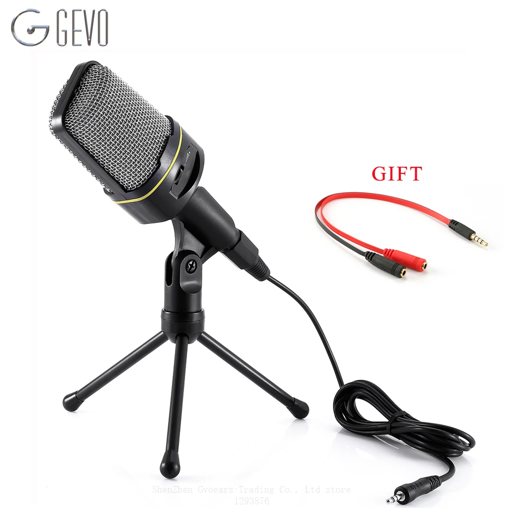 GEVO SF 920 Computer Microphone Pofessional 3.5mm Wired Handheld