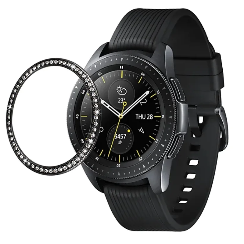 Для samsung galaxy watch 46 мм металлическое защитное кольцо, применимое для samsung Watch, АЛМАЗНОЕ КОЛЬЦО обод колеса 46 мм/42 мм