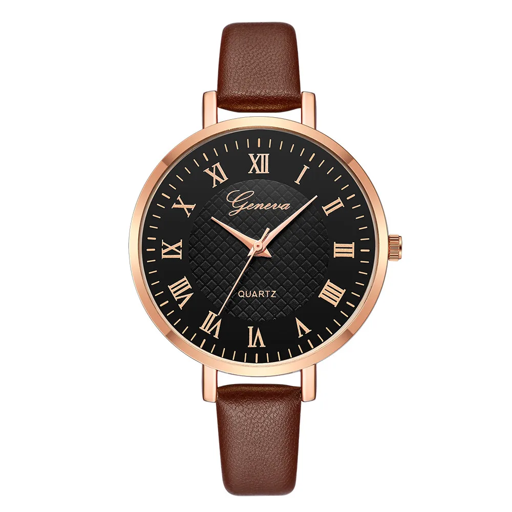 

Womens Mens Ladies Mens Leather Quartz Analog Dress Bracelet Wrist Watch New Fashion Simple Style Temperature Change Color A40