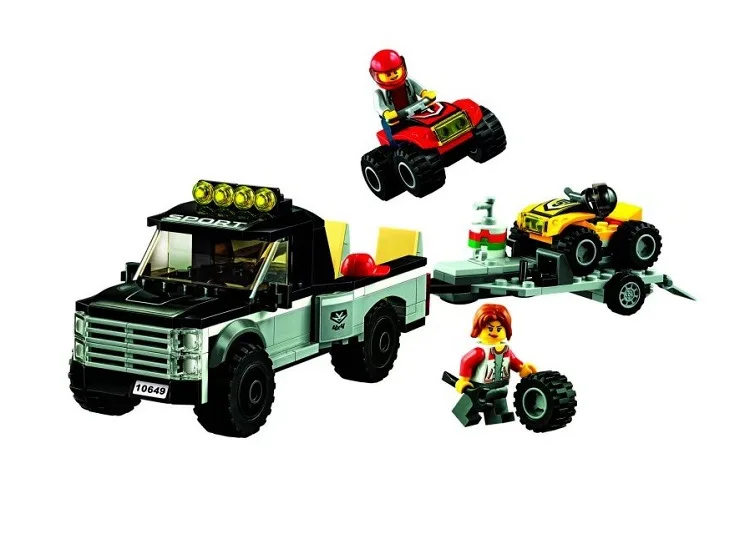 

10649 Ville Urbaine Vehicules ATV Course Blocs de Construction Briques Jouets Cadeaux pour Enfants Modele Compatible 60148