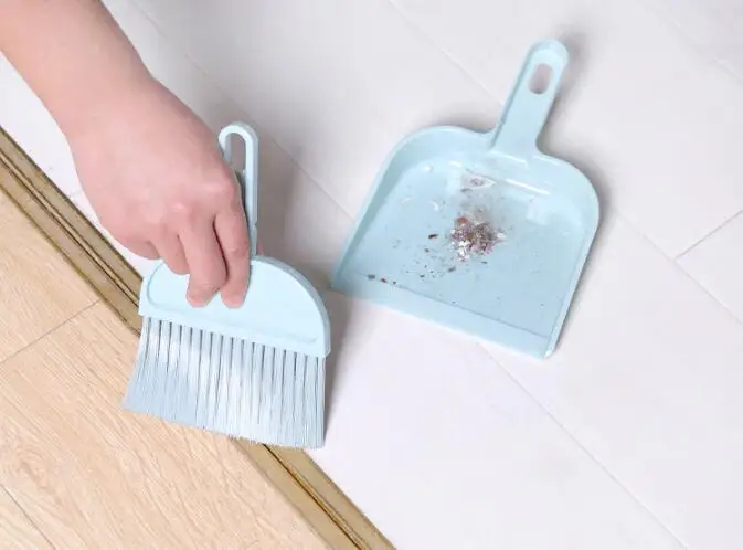 FASOTY креативный мини-Мультифункциональный щетка и совок Sweeper Настольный маленький метла клавиатура щетка пластиковая метла совок набор