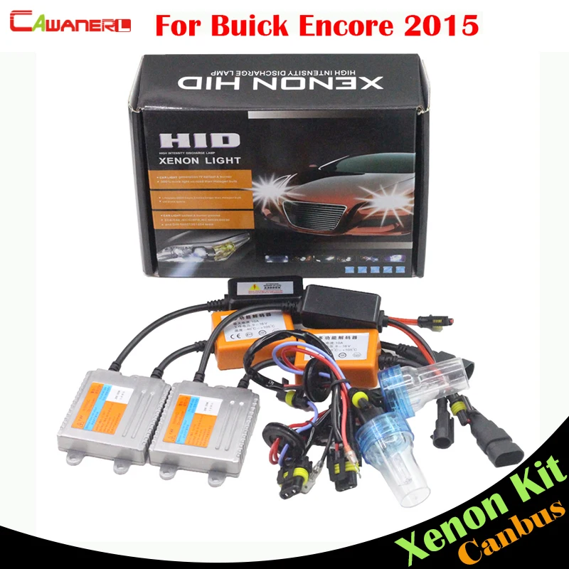 

Cawanerl 55W Auto HID Xenon Kit Canbus Ballast Bulb AC 3000K 4300K 6000K 8000K Car Headlight Low Beam For Buick Encore 2015