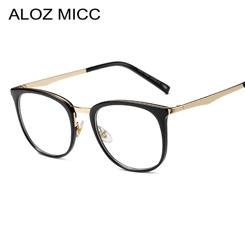 

ALOZ MICC Vintage Women Square Glasses Frame Fashion Optical Glasses Transparent Lens Men Clear Eyeglasses Q84