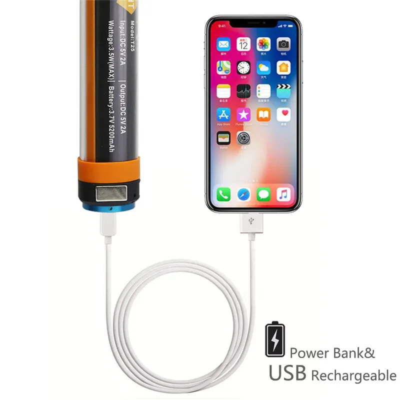 Ceny SXZM 3 W 5 W 7 W podróży USB przenośne 7800mah latarka W powerbanku IP68 6 tryby LED namiot Camping piesze wycieczki latarnia światło ostrzegawcze samochodu