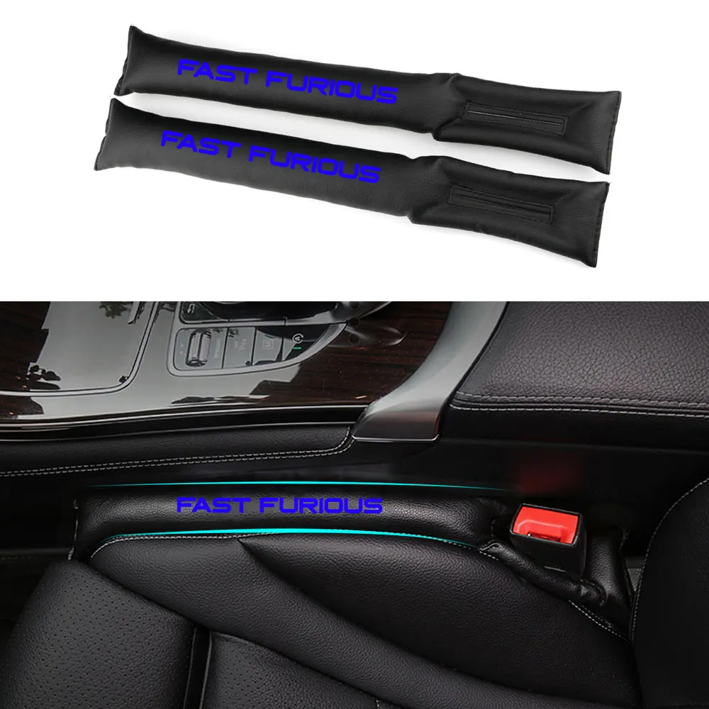 Muchkey With Fast Furious Reflective Universal Car Seat Gap Filler Pad