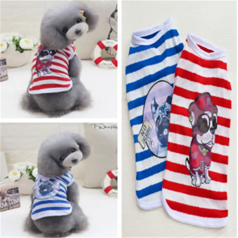 

Cute Dog Shirt Puppy Outfits Pet Clothes for Small Dogs Summer Pet Dog chihuahua t shirt Vest Dog Shirt