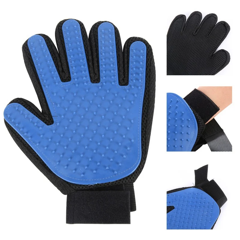 

1PC Silicone Pet Brush Glove Pet Grooming Hair Cleaning Massage Glove Pet Dog Supplies Cat Dog Hair Cleaning Comb