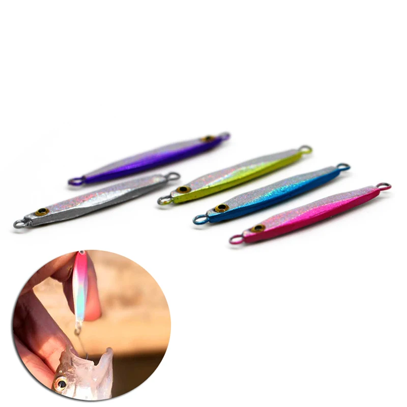 

New 2.5g Fishing Hard Bait Lead Fish Lure Casting Spoon Metal Jig Spinner Accessories