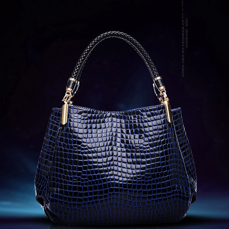 

Fashion Lady Women Handbag Casual Tote Shoulder Bags Party Bolsas PU Leather Feminina Bolso Bule W0004