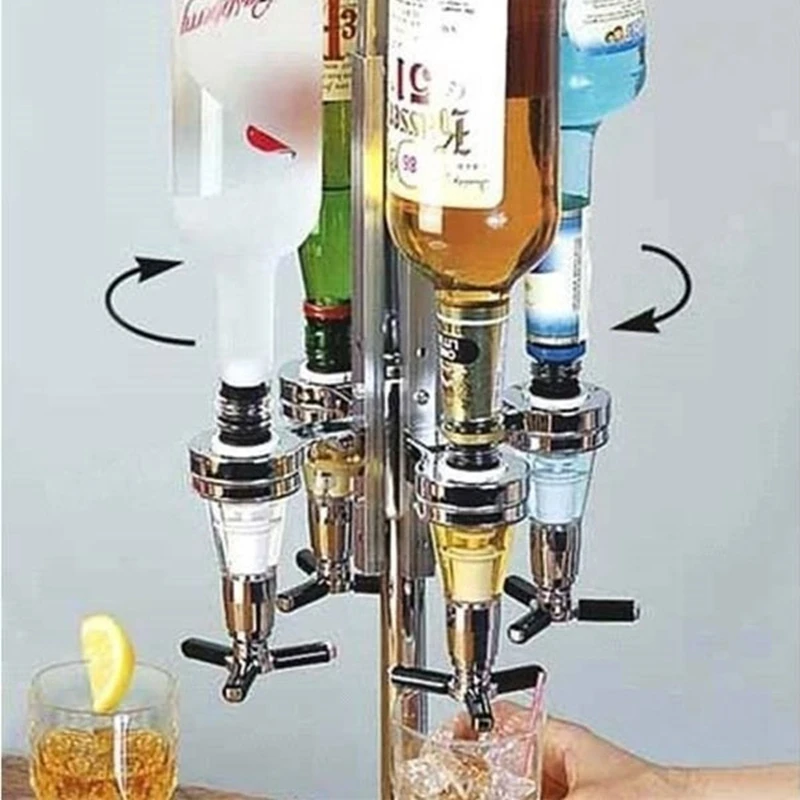 25ml 30ml 45ml Wall Mounted Beer Cocktail Spirit Juice Beverage Liquor Dispenser Pourer Bottle Bar Party Home Use Tools