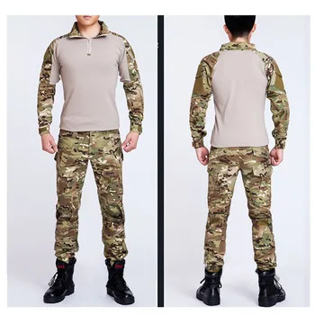 

Camouflage Frog Suits 2015 Tactical CP Multicam frog suit US military Army uniforms long sleeve Tshirt & tactical pants
