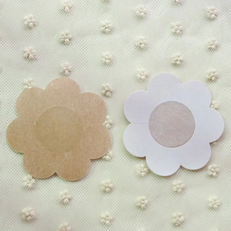 5 Pairs Women Sexy Breast Petals Non Woven Disposable Adhesive Bra