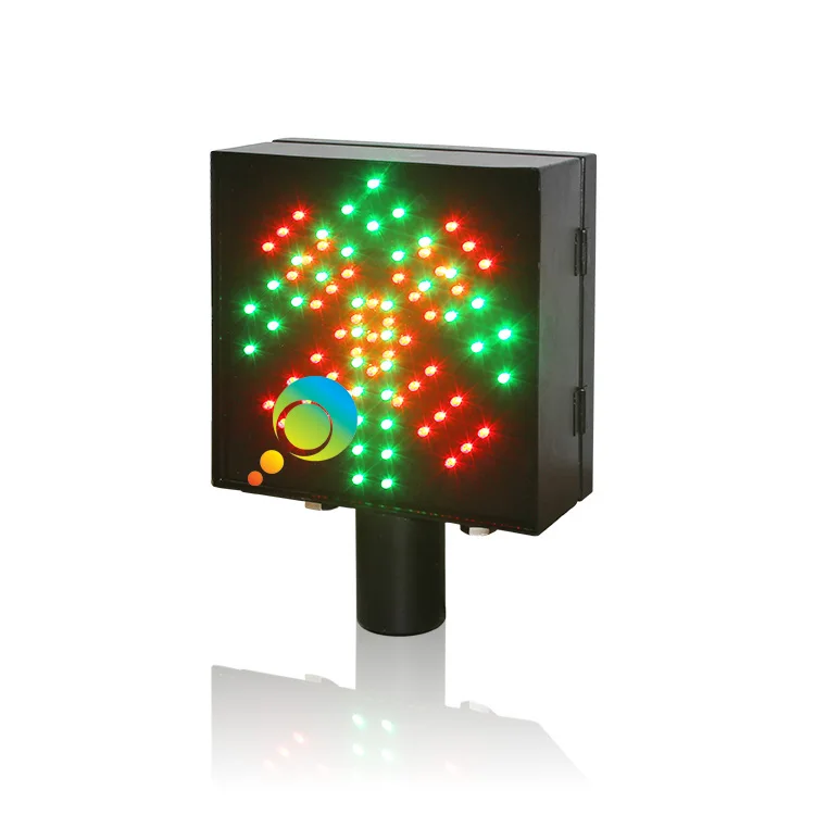 

High quality 200mm toll station stop go red cross green arrow traffic signal light