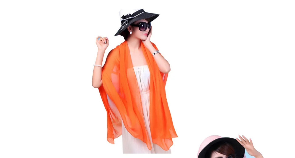 Ladies Chiffon Scarves (3)