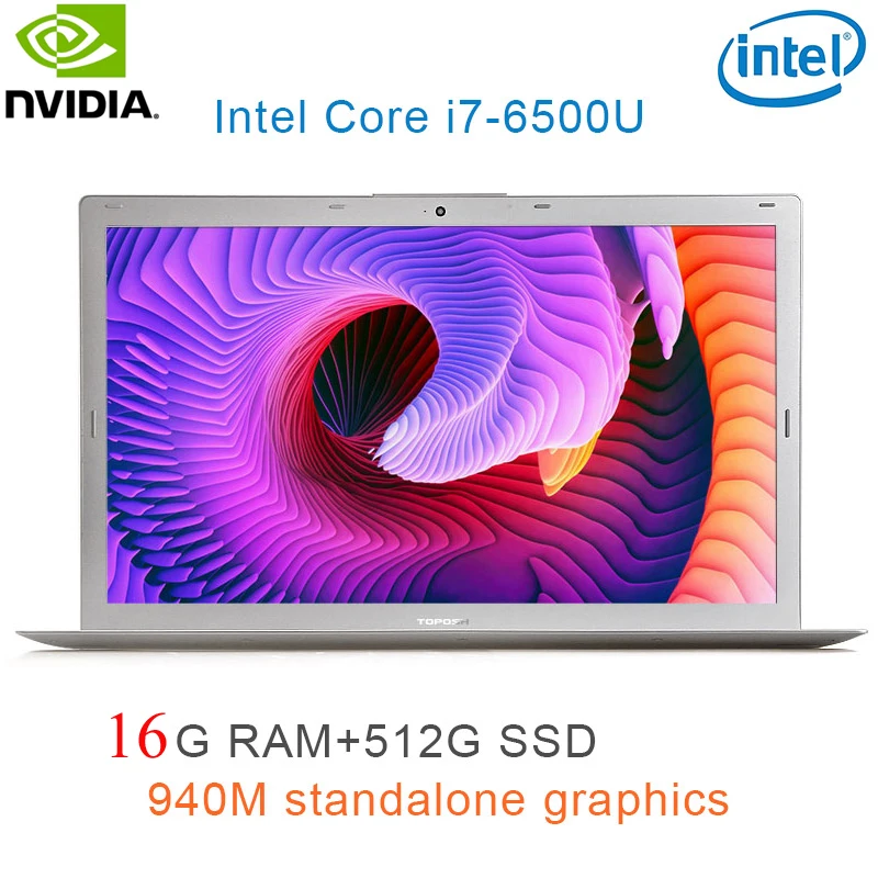 

8G RAM 512G SSD Intel i7-6500u 15.6" Gaming laptop 2.5GHZ-3.1GHZ NvIDIA GeForce 940M 2G with Backlit keyboard